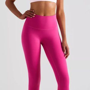 Pink High Waisted Yoga Pants- Leggings for Women